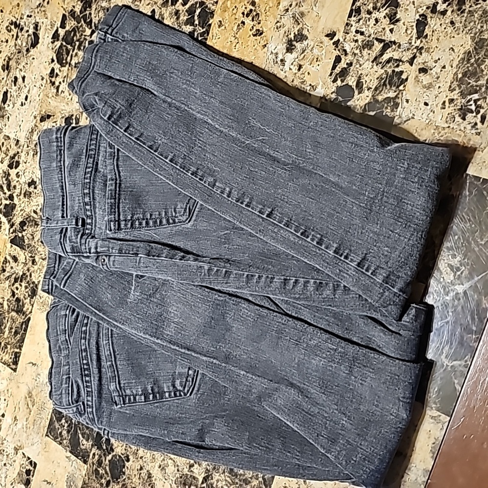 2 pair faded black super skinny jeans